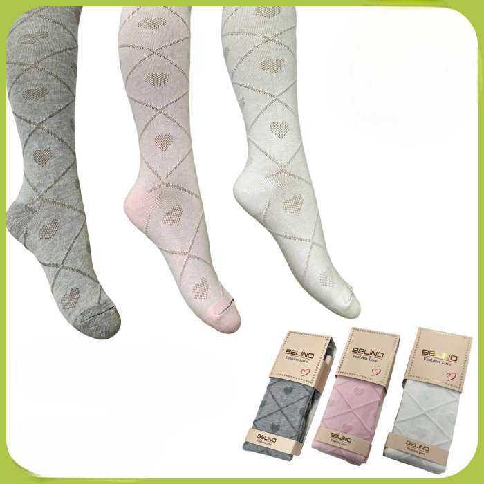 Колготки для дівчаток бавовняні р.5-6 років TM Belino (3 шт/уп)