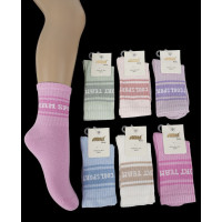 Бавовняні шкарпетки 13-14 років для дівчаток ТМ Katamino (6 шт/уп)