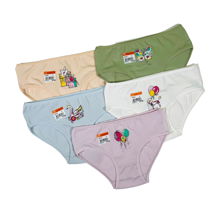 Дитячі трусики для дівчаток 6-7 років (5шт/уп) ТМ Nicoletta