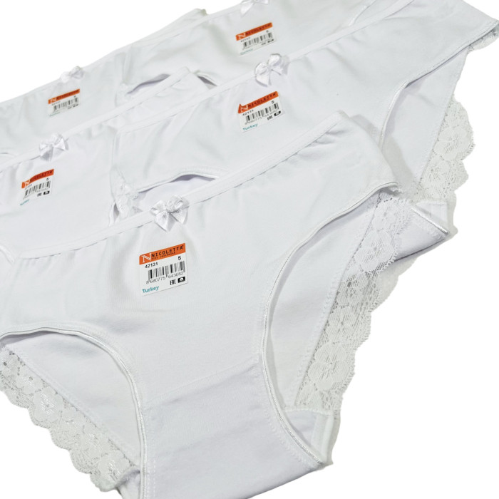 Детские трусики для девочек 14-15 лет (5шт/уп) ТМ Nicoletta