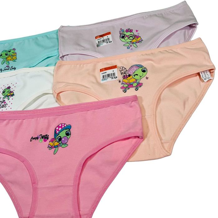 Детские трусики для девочек 6-7 лет (5шт/уп) ТМ Nicoletta