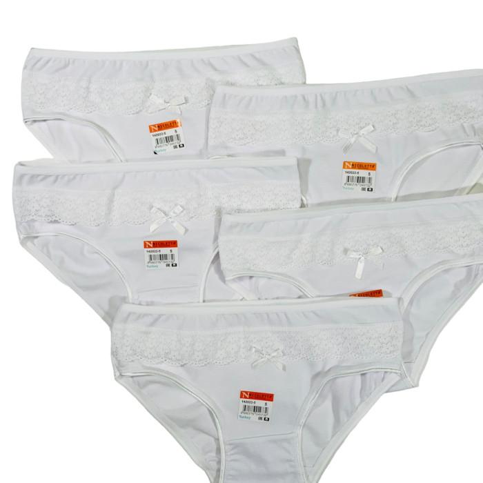 Детские трусики для девочек 14-15 лет (5шт/уп) ТМ Nicoletta