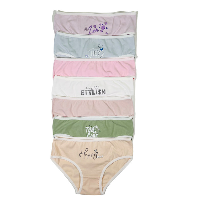 Набор детских трусиков неделек 2-3 года ( 7шт/уп ) ТМ Nicoletta