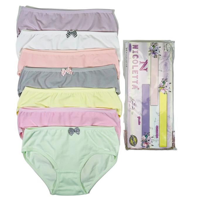 Набор детских трусиков неделек 8-9 лет ( 7шт/уп ) ТМ Nicoletta