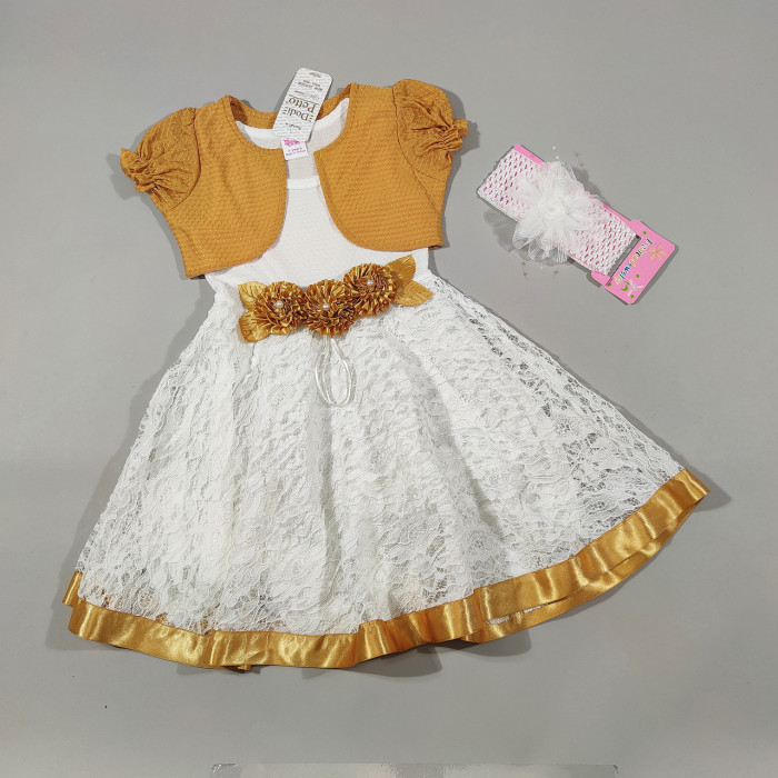 ОПТОМ Детское стильное платье для девочки 4,5,6 лет (3 шт/уп)