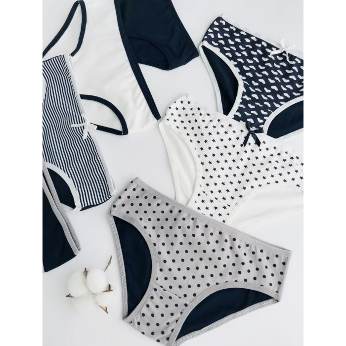 Набор детских трусиков неделек 8-9 лет ( 7шт/уп ) ТМ Nicoletta