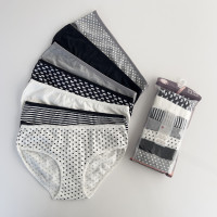 ОПТОМ. Набор женских трусов "Dominant" бикини. Размер: XL. ( 7 шт/уп). Турция.