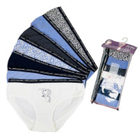 ОПТОМ. Набір жіночих трусів "Dominant" бікіні. Розмір: XL. ( 7 шт/уп). Туреччина.