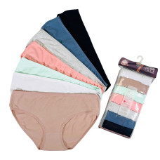 ОПТОМ. Набор женских трусов "Dominant" бикини. Размер: XL. ( 7 шт/уп). Турция.