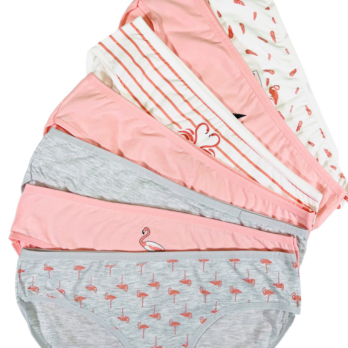 ОПТОМ. Набор женских трусов "Dominant" бикини. Размер: XL. ( 7 шт/уп). Турция.