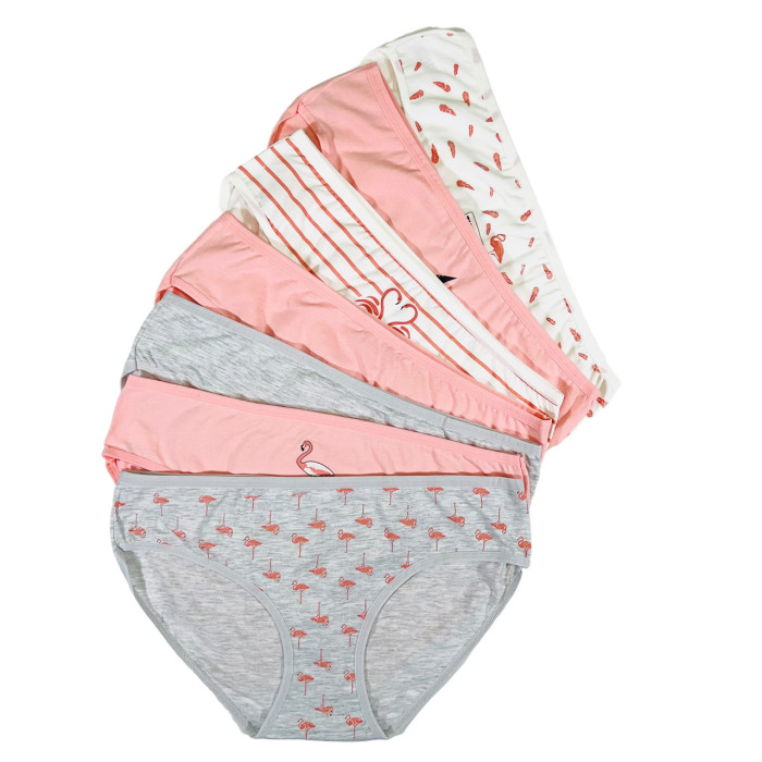 ОПТОМ. Набір жіночих трусів "Dominant" бікіні. Розмір: 2XL. ( 7 шт/уп). Туреччина.