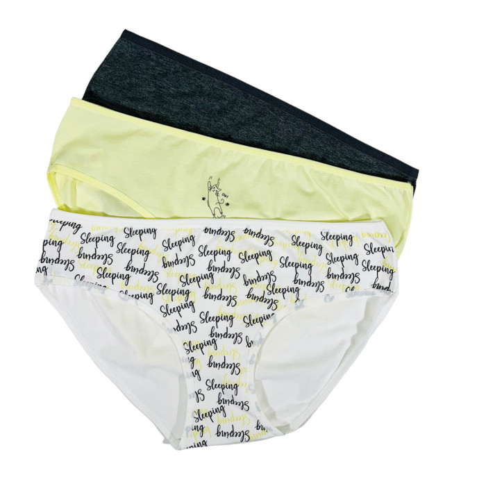 ОПТОМ. Набір жіночих трусів "Dominant". Розмір: 2XL. ( 3 шт/уп). Туреччина.