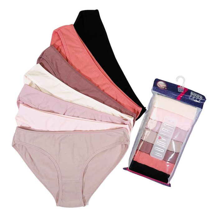 ОПТОМ. Набор женских трусов "Dominant" Размер: L. ( 7 шт/уп). Турция.