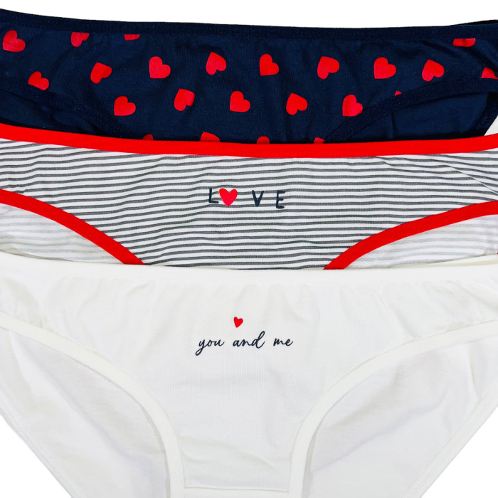 ОПТОМ. Набор женских трусов "Dominant" Размер: S. ( 3 шт/уп). Турция.