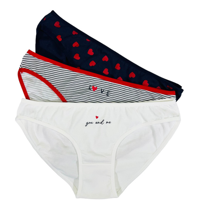 ОПТОМ. Набор женских трусов "Dominant" Размер: S. ( 3 шт/уп). Турция.