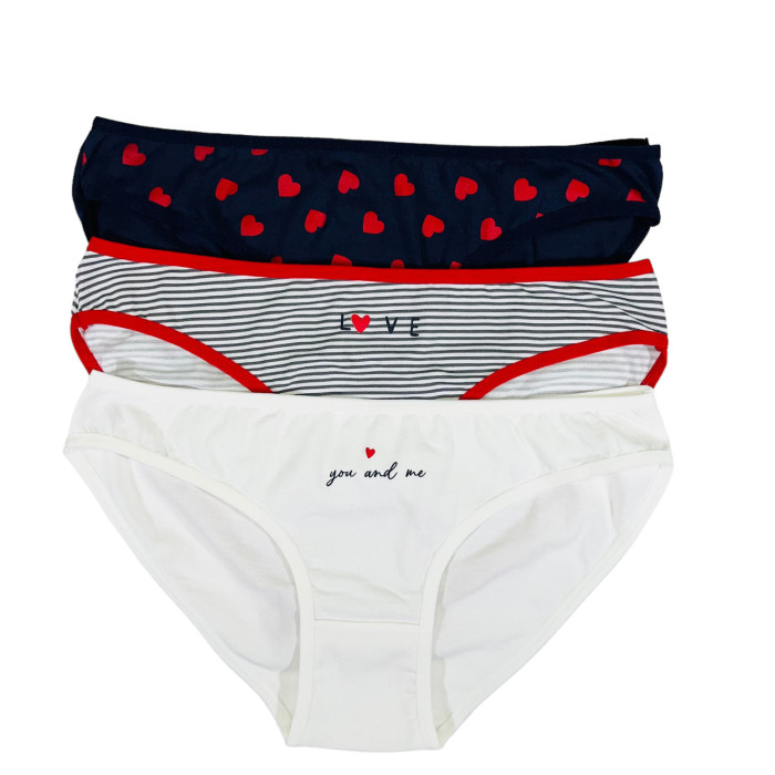 ОПТОМ. Набор женских трусов "Dominant" Размер: S. ( 3 шт/уп). Турция.