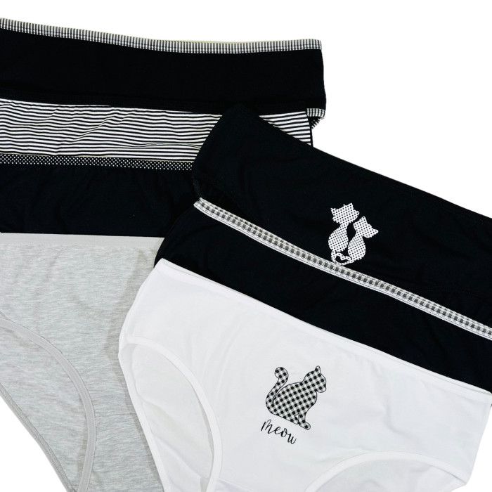 Набор трусиков неделек батал - Размер: 2XL. ( 7 шт/уп). ТМ. Nicoletta