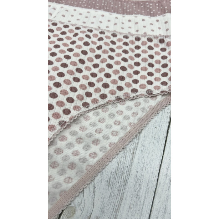 Набір трусиків тижневок батал в рубчик- Розмір: 2XL. ( 7 шт/уп). ТМ. Nicoletta