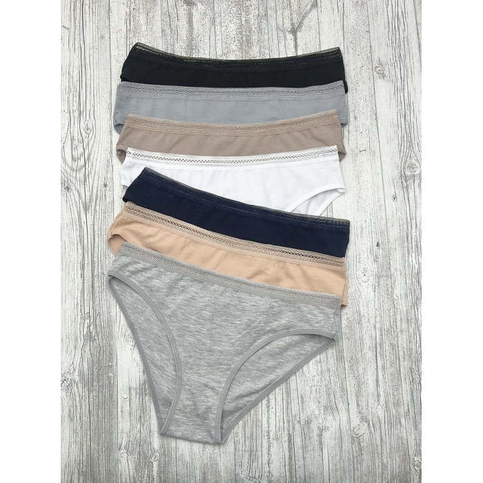 Набір жіночих трусиків тижневок - Розмір: XL. ( 7 шт/уп). ТМ. Nicoletta