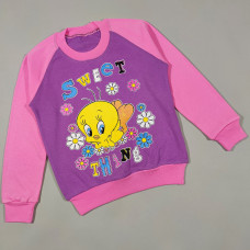 ОПТОМ Детский реглан "Твити" для девочек 8,9,10,11,12 лет