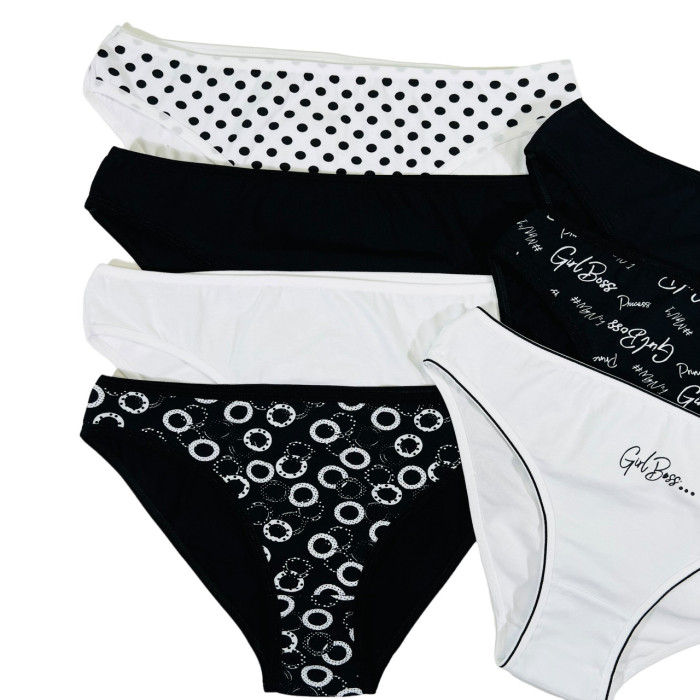 Набор женских трусиков неделек - Размер: L. ( 7 шт/уп). ТМ. Nicoletta
