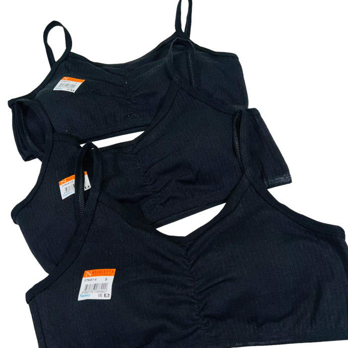 Топик подростковый с паролоном рубчик 10-11 лет (5шт/уп) ТМ Nicoletta