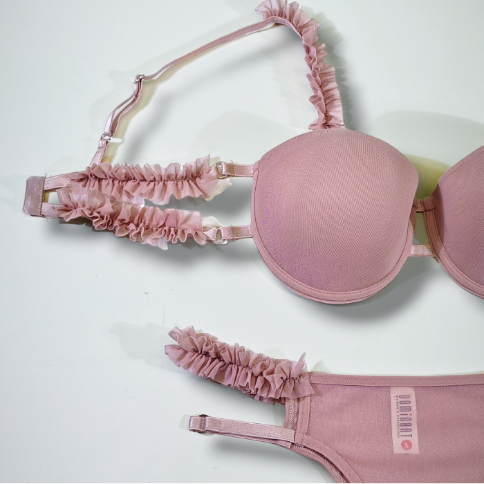 Комплект жіночий бюстгальтер чашка B.Push-up з трусиками "DOMINANT" розмір 85 (L)