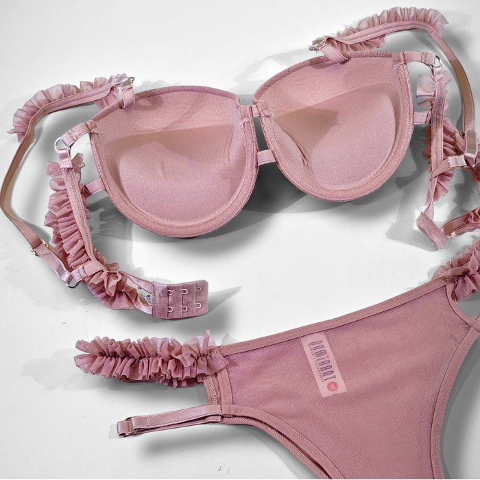 Комплект жіночий бюстгальтер чашка B.Push-up з трусиками "DOMINANT" розмір 85 (L)