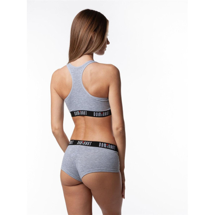 Комплект женский, тройка Dominant (топ, шорты и стринги) размер: L