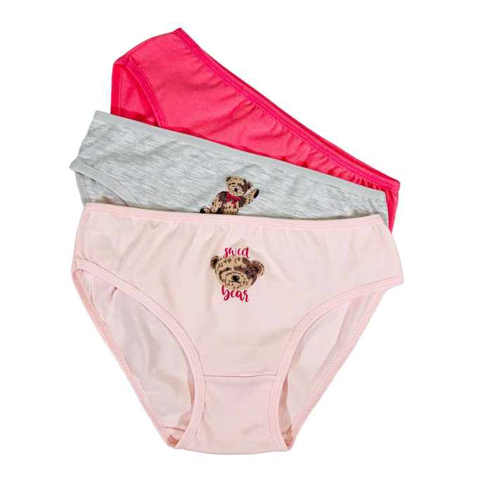 Дитячі трусики для дівчаток 9-10 років (3шт/уп) ТМ Domi