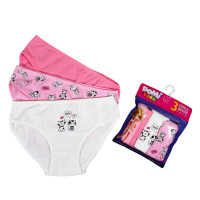 Детские трусики для девочек 9-10 лет  (3шт/уп)  Domi