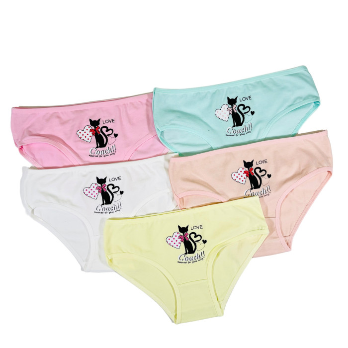Дитячі трусики для дівчаток 14-15 років (5шт/уп) ТМ Nicoletta