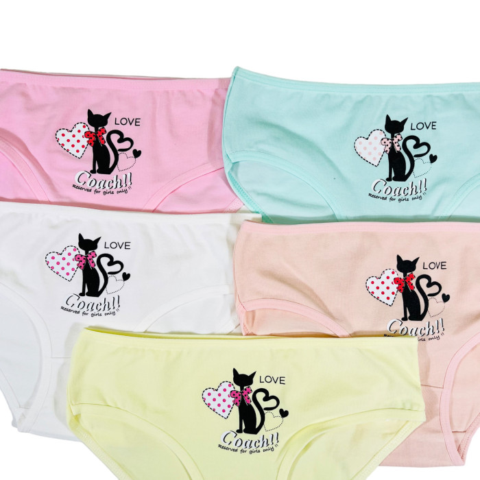 Дитячі трусики для дівчаток 14-15 років (5шт/уп) ТМ Nicoletta