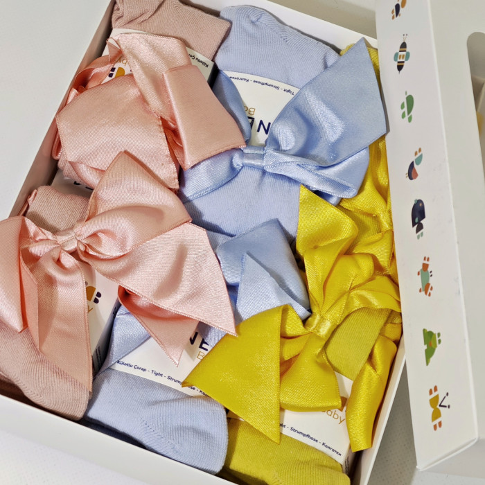 Колготки для немовлят 6-12 міс ТМ Defne (3 шт/уп)