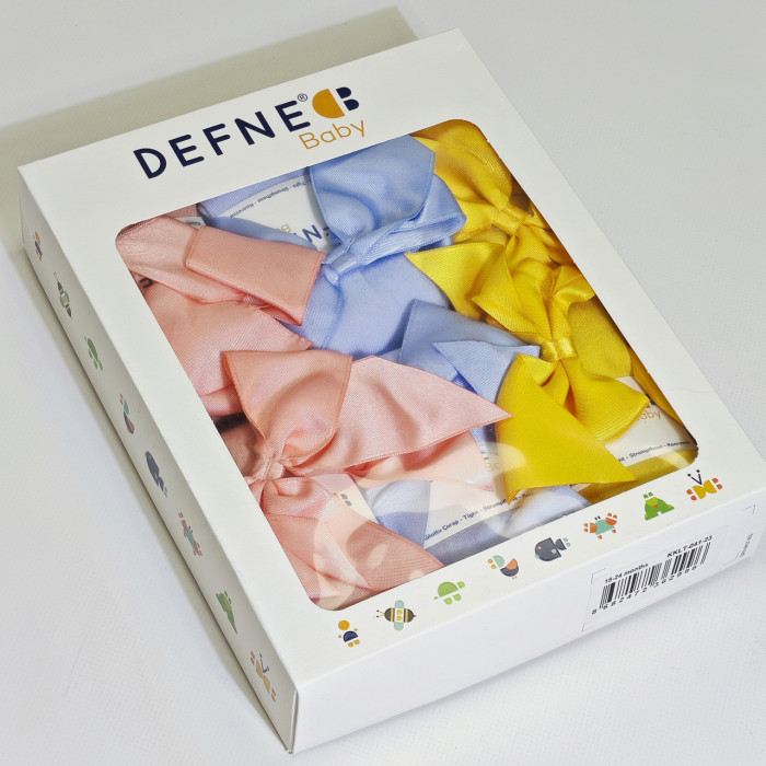 Колготки для немовлят 6-12 міс ТМ Defne (3 шт/уп)