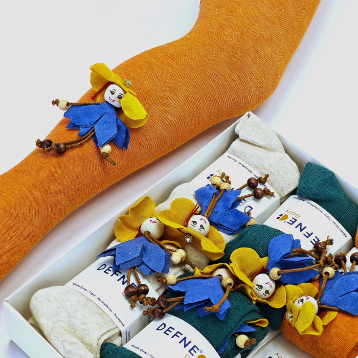 Колготки для новорожденных 6-12 мес ТМ Defne (3 шт/уп)