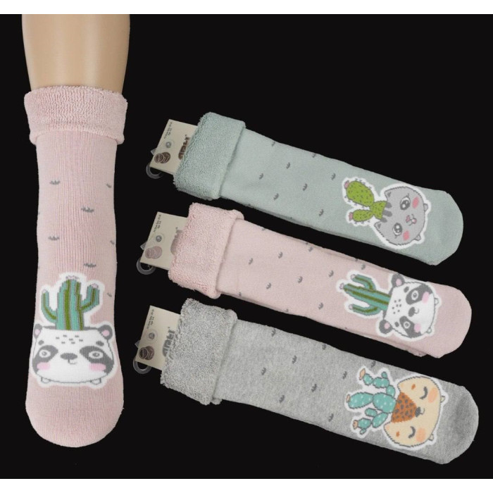 Махровые носки для девочек 5-6 лет ТМ Arti (6 шт/уп) 250209