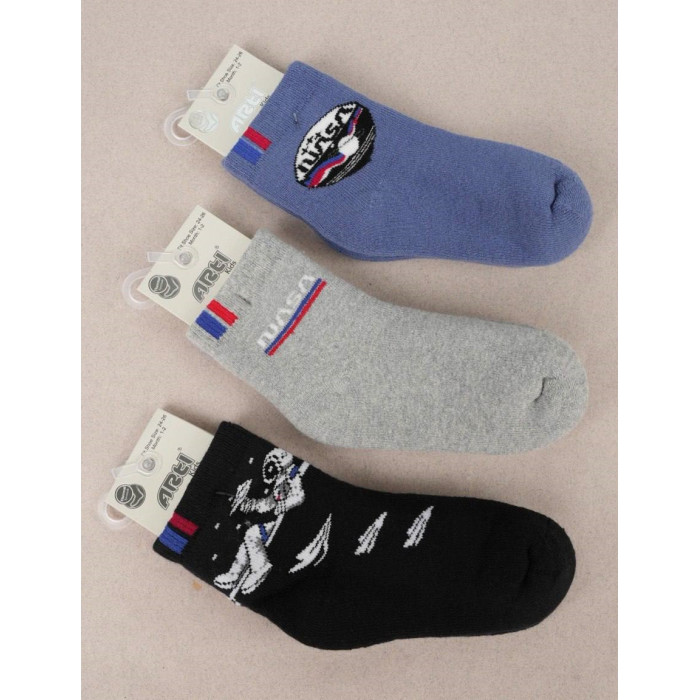 Махровые носки детские 7-8 лет ТМ Arti (6 шт/уп) 250226