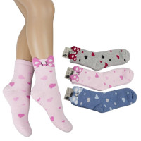 Махровые носки для девочек 7-8 лет ТМ Arti (6 шт/уп) 250230