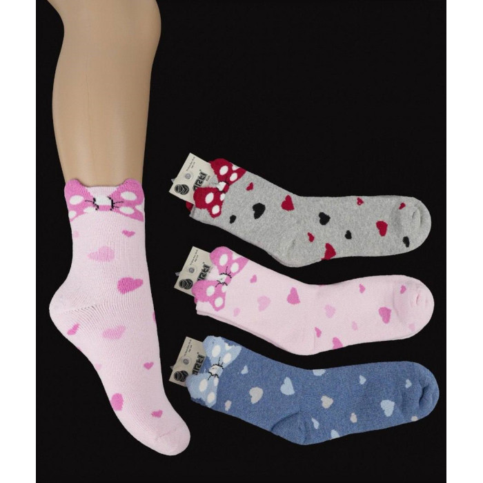 Махровые носки для девочек 7-8 лет ТМ Arti (6 шт/уп) 250230