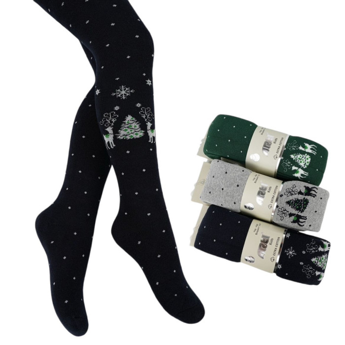 Махровые колготки для девочек 5-6 лет TM Arti (3 шт/уп) 350330