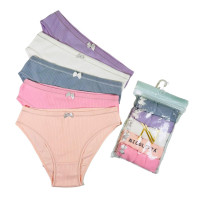 Набір жіночих трусиків в рубчик Розмір:XL. ( 5 шт/уп). ТМ. Nicoletta