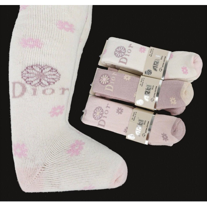 Махровые колготки для малышей 6-12 мес ТМ Arti (3 шт/уп) 350213