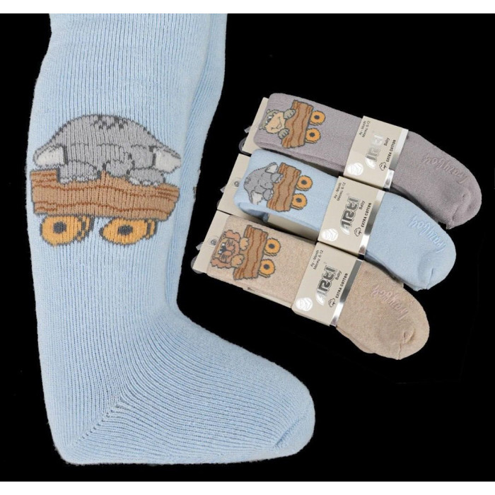 Махровые колготки для малышей 6-12 мес ТМ Arti (3 шт/уп) 350215