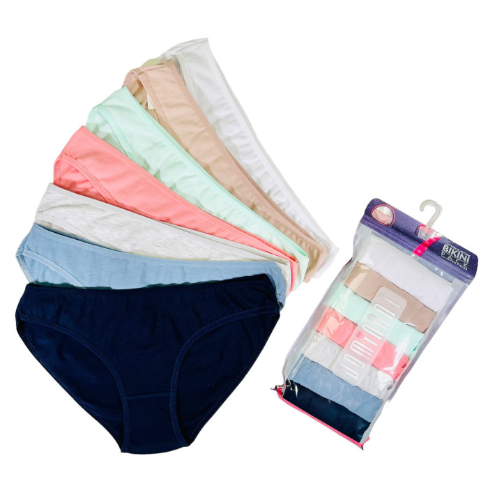 ОПТОМ. Набір жіночих трусів "Dominant" Розмір: M. ( 7 шт/уп). Туреччина.