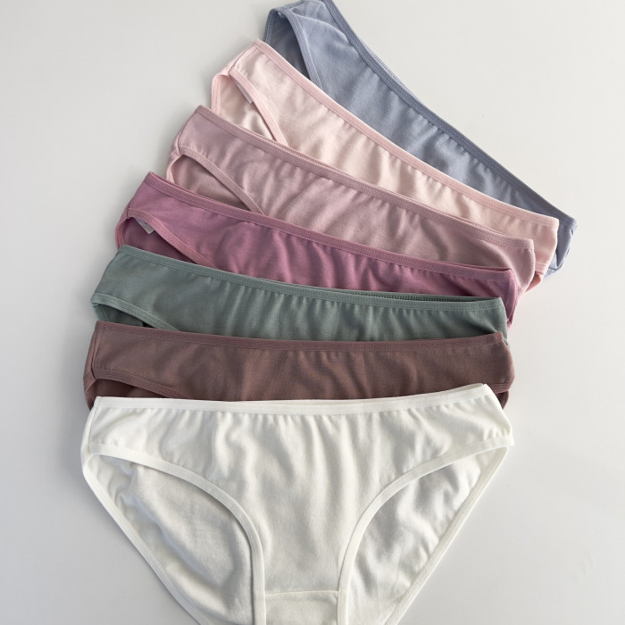 ОПТОМ. Набір жіночих трусів "Dominant" Розмір: M. ( 7 шт/уп). Туреччина.