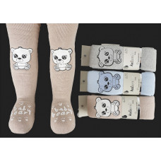 Махрові колготки для дітей 6-12 міс з гальмами ТМ Arti (3 шт/уп) 35090