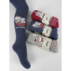 Махровые колготки для девочек 1-2 года TM Arti (3 шт/уп) 350218