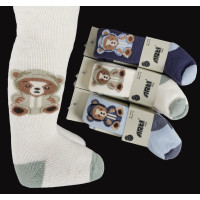 Махровые колготки для малышей 0-6 мес ТМ Arti (3 шт/уп) 350221