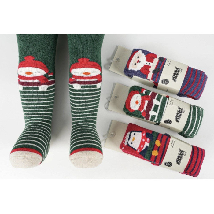 Махровые колготки для малышей 6-12 мес ТМ Arti (3 шт/уп) 350241